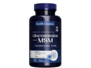 Glucosamine, MSM plus Hyaluronic Acid (1500/1500/3мг) Earth‘s Creation (60 таблеток)