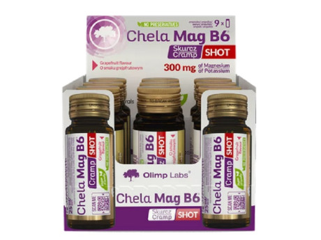 Chela-Mag B6 cramp Shot Vegan Olimp (9шт по 25мл)