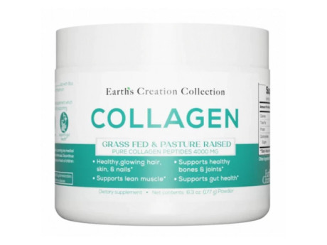 Collagen Hydrolyzed + Hyaluronic Acid Earth‘s Creation (188 грамів)