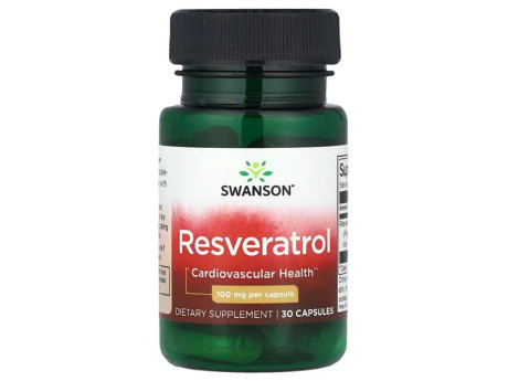 Resveratrol Swanson 100мг Swanson (30 капсул)