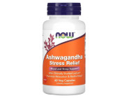 ASHWAGANDHA STRESS RELIEF Now Foods (60 вег капсул)
