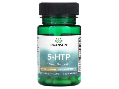 5-HTP Extra Strength 200мг Swanson (60 капсул)
