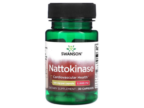 Nattokinase 100мг Swanson (30 капсул)