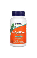 L-OptiZinc 30мг Now Foods (100 вег капсул)