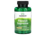 Papaya Supreme 50мг Swanson (300 таблеток)