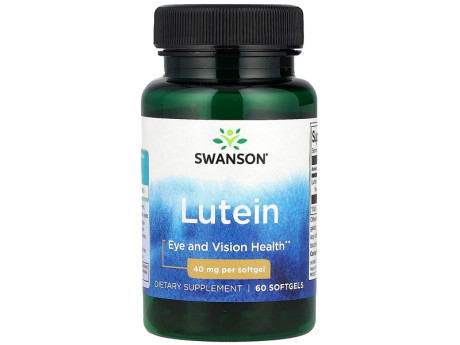 Lutein 40мг Swanson (60 капсул)