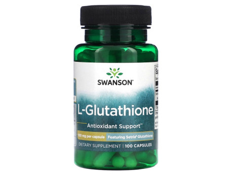 L-Glutathione 100мг Swanson (100 капсул)