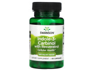 Indole-3-Carbinol with Resveratrol 200мг Swanson (60 капсул)