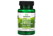 Indole-3-Carbinol with Resveratrol 200мг Swanson (60 капсул)