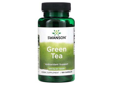 Green Tea 500мг Swanson (100 капсул)