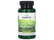 Full Spectrum Lion's Mane Mushroom 500мг Swanson (60 капсул)