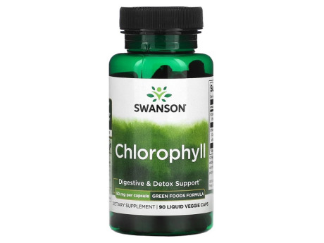 Chlorophyll 50мг Swanson (90 вег капсул)