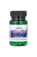 Selenium L-selenomethionine 200мкг Swanson (120 капсул)