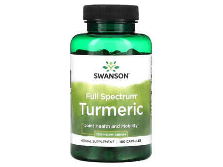 Turmeric Full Spectrum 720мг Swanson (100 капсул)