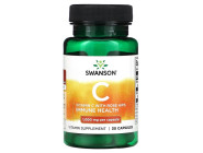 Vitamin C with Rose Hips 1000мг Swanson (30 капсул)