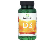 Vitamin D3 2,000 IU Swanson (250 капсул)
