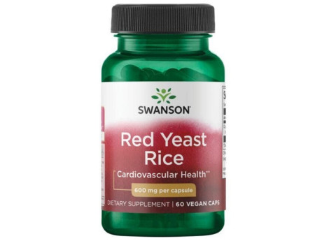 Red Yeast Rice 600мг Swanson (60 капсул)