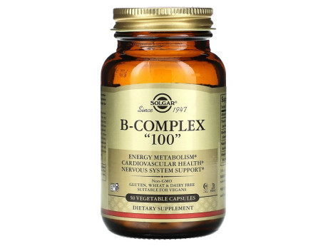 B-Complex 100 Solgar (50 капсул)