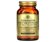 Chromium Polynicotinate Yeast Free 200мкг Solgar (100 капсул)