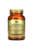 Chromium Polynicotinate Yeast Free 200мкг Solgar (100 капсул)