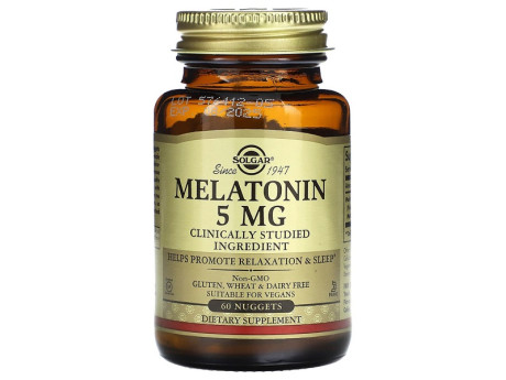 Melatonin 5мг Solgar (60 таблеток)