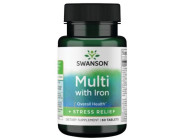 Multi with Iron + Stress Relief Swanson (60 таблеток)