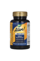 Alive! Men's 50+ Ultra Potency Complete Multivitamin Nature's Way (60 таблеток)