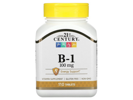 B-1 100мг 21st Century (110 таблеток)