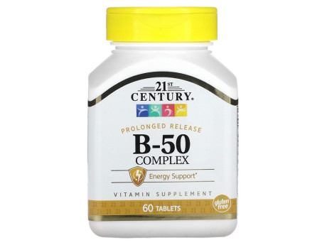 B-50 Complex Prolonged Release 21st Century (60 таблеток)