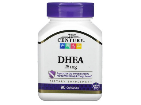 DHEA 25мг 21st Century (90 капсул)