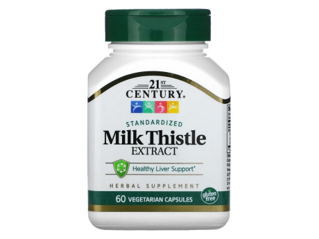 Standardized Milk Thistle Extract 21st Century (60 вег капсул)