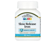 Slow Release Iron 45мг 21st Century (60 таблеток)
