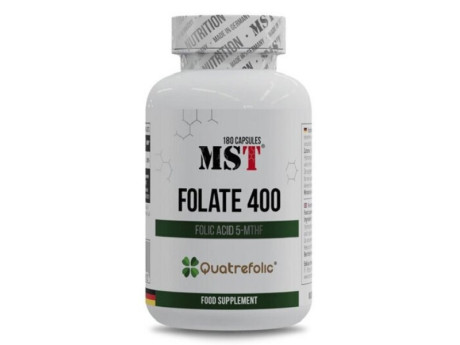 Folate 400мкг Quatrefolic MST (180 капсул)
