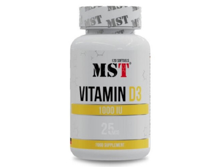 Vitamin D3 1000 IU MST (120 капсул)