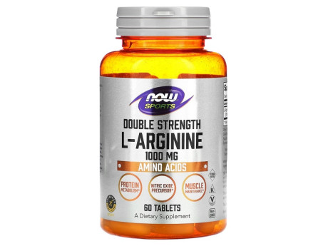 ARGININE 1000мг Now Foods (60 таблеток)