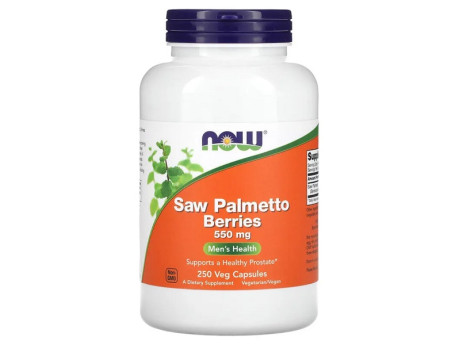 SAW PALMETTO 550мг Now Foods (250 вег капсул)