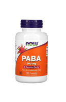 PABA 500мг Now Foods (100 вег капсул)