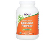 Organic Spirulina Powder 1 LB NOW foods (454 грамм)
