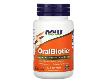 ORALBIOTIC Now Foods (60 таблеток)