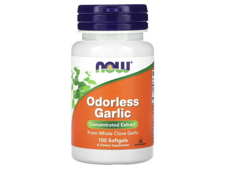 ODORLESS GARLIC NOW Foods (100 капсул)
