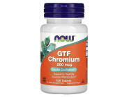 GTF CHROMIUM 200мкг Now Foods (100 таблеток)
