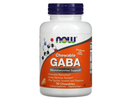 GABA 250мг Now Foods (90 таблеток)