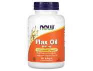 FLAX OIL ORGANIC 1000мг NOW Foods (100 капсул)