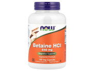 BETAINE HCL NOW Foods (120 вег капсул)