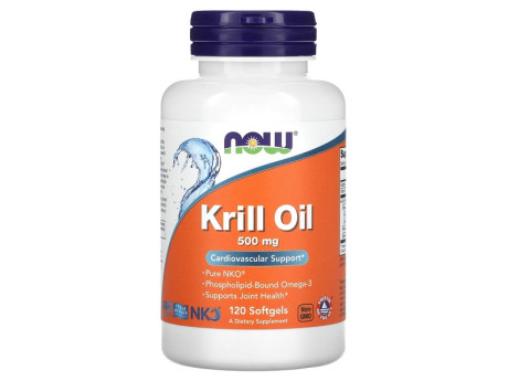 KRILL OIL NEPTUNE 500мг NOW Foods (120 капсул)