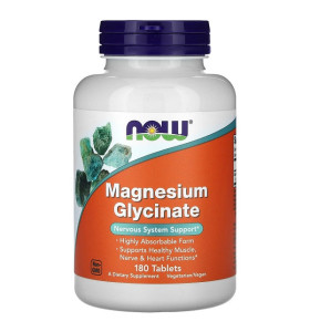 MAGNESIUM GLYCINATE Now Foods (180 таблеток)