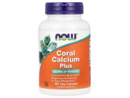 CORAL CALCIUM PLUS MAGNESIUM&VITAMIN D Now Foods (100 вег капсул)