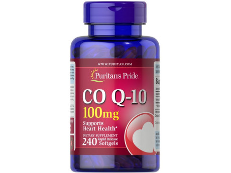 Q-Sorb Co Q-10 100мг Puritan's Pride (240 капсул)