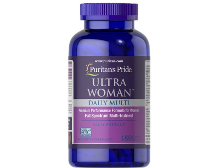 Ultra Woman Daily Multi Puritan's Pride (180 таблеток)