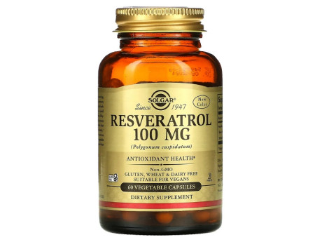 Resveratrol 100мг Solgar (60 капсул)